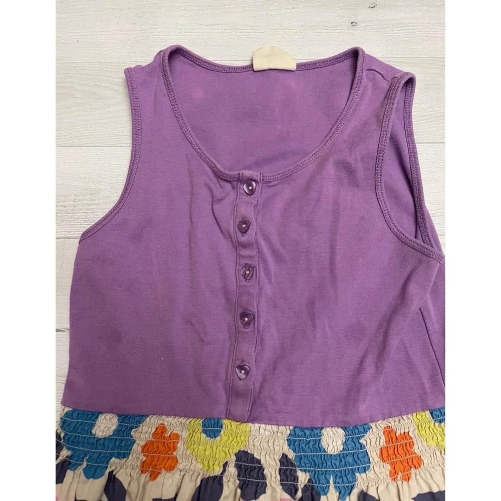 Girls mini Boden floral tank dress‎ **play condition*** Size 11/12